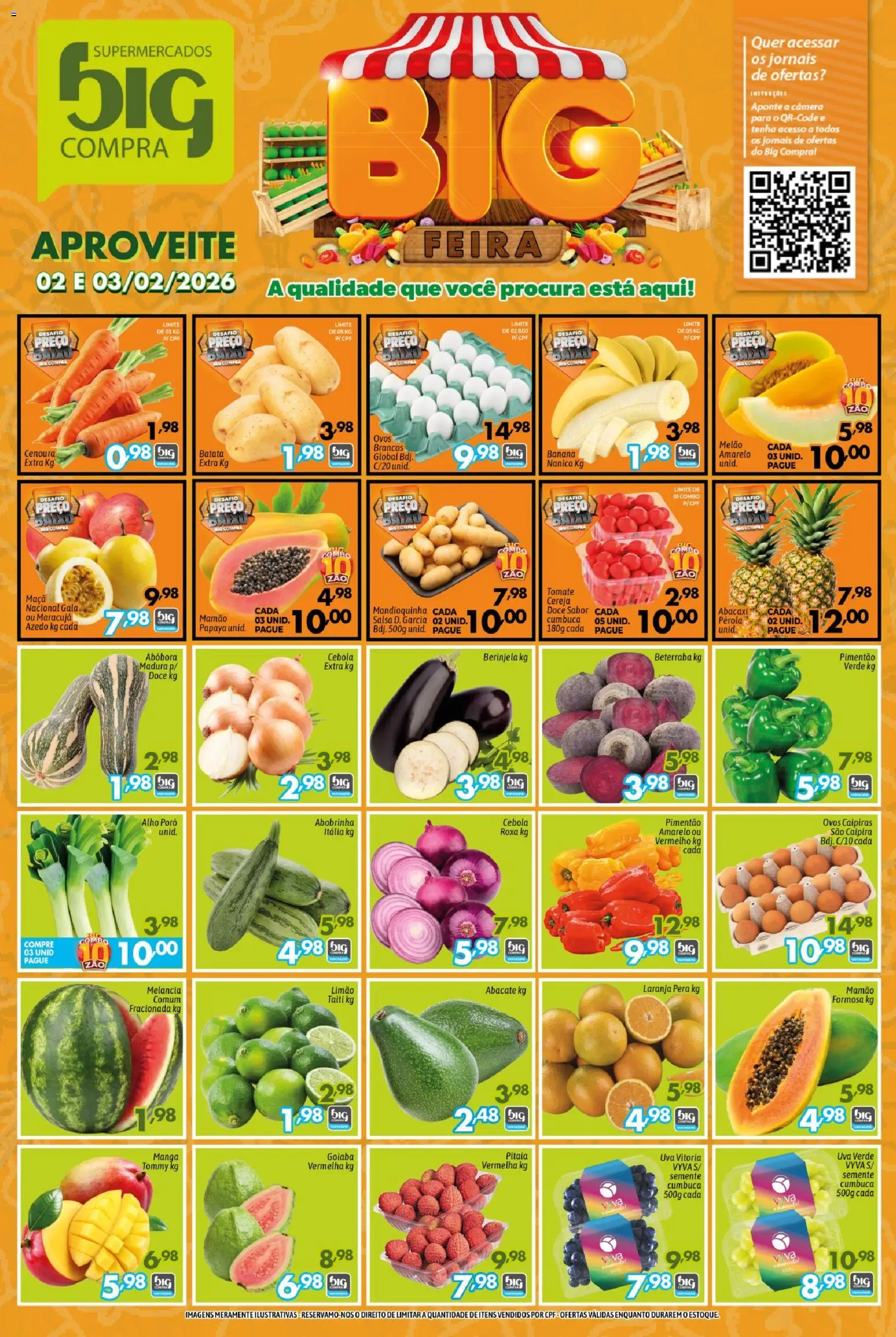 Pré-Visualização do folheto "Ofertas da semana" da loja Big Compra válido a partir de 02/02/2026