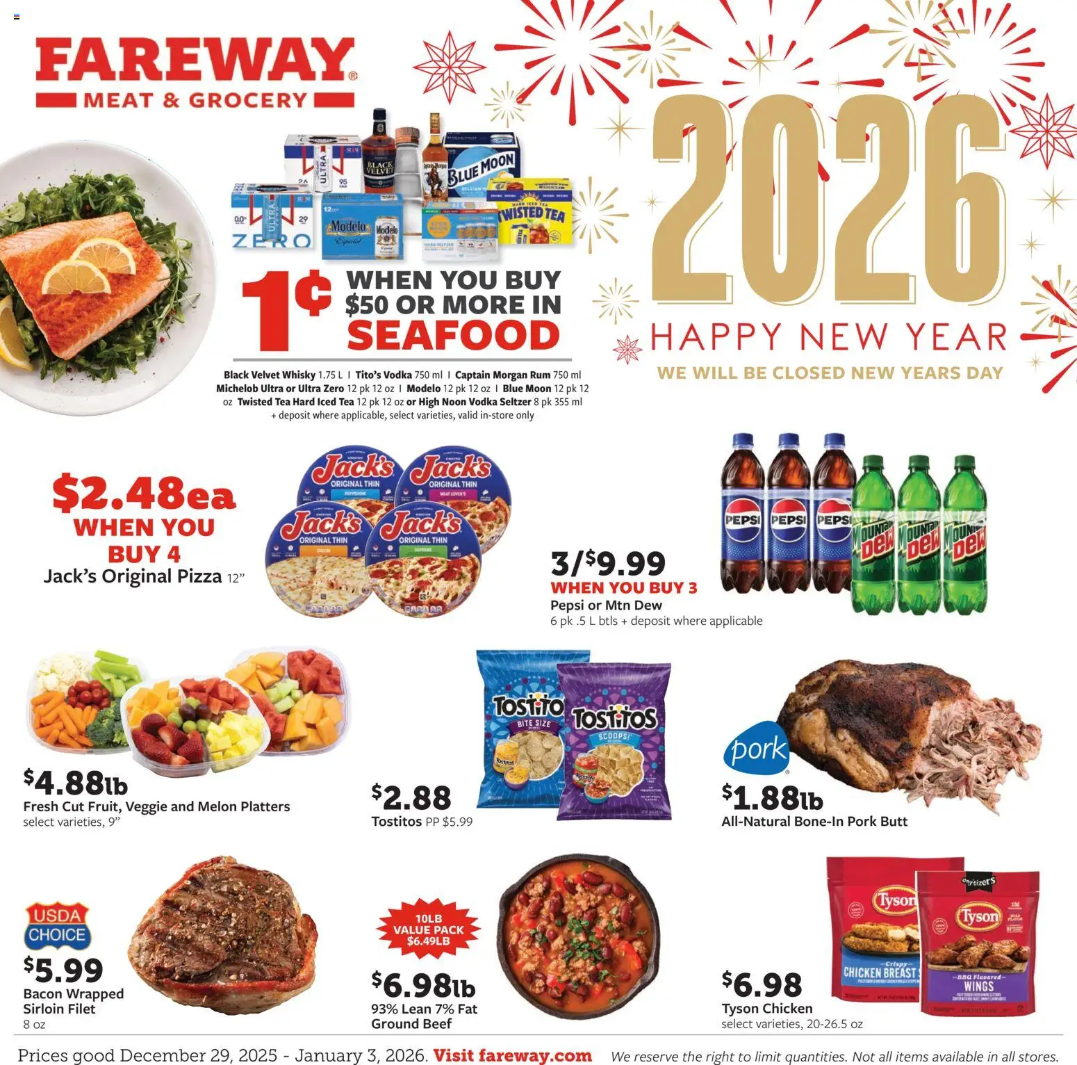 Ad Preview of Fareway Weekly Ad from 12/29/2025