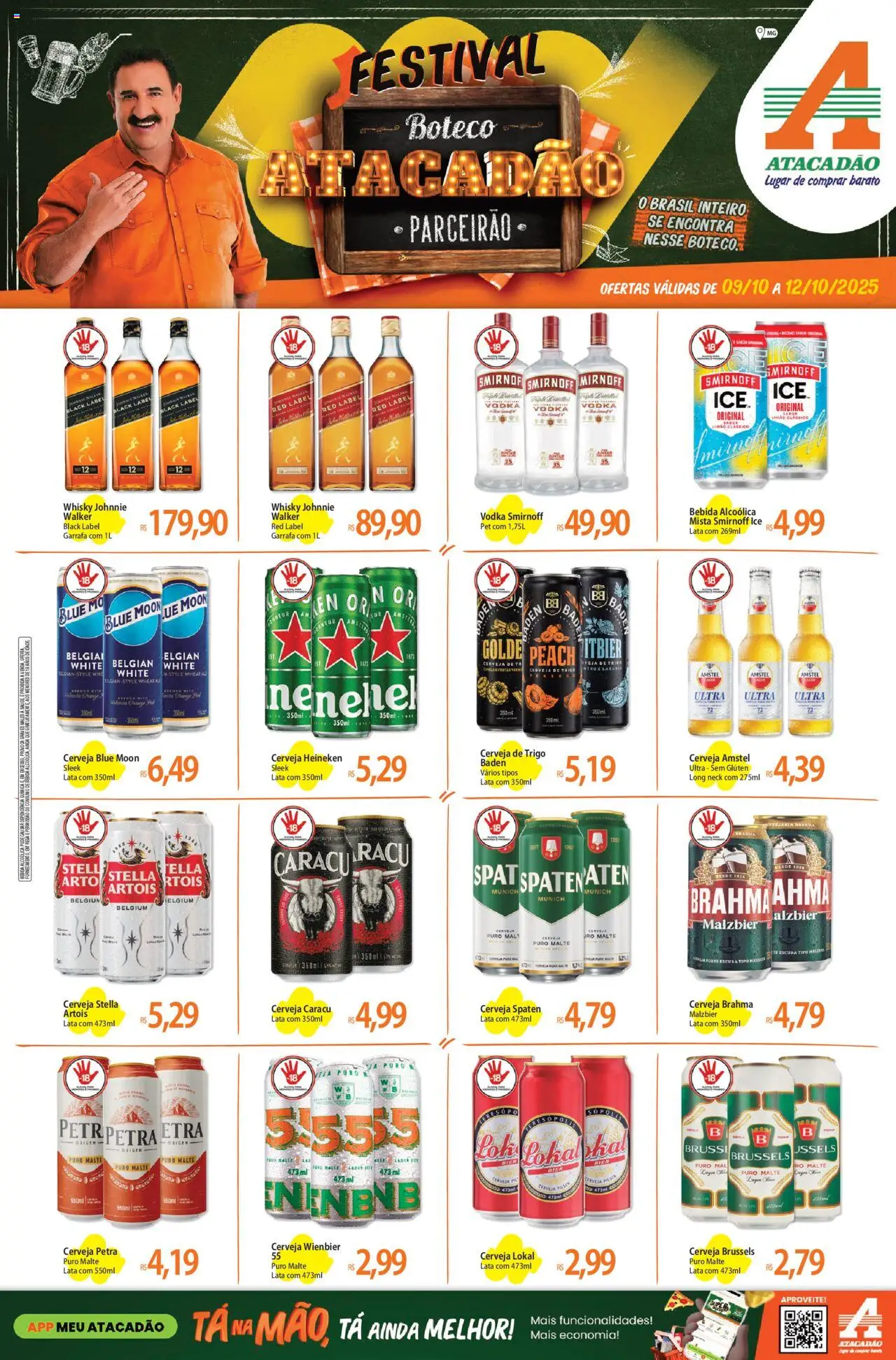 Atacadão folheto "Ofertas - MG" válido a partir de 09/10/2025 - número de página 1