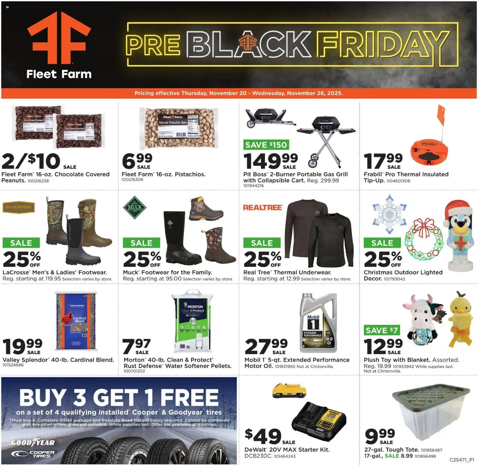 Ad Preview of Mills Fleet Farm Black Friday from 11/20/2025