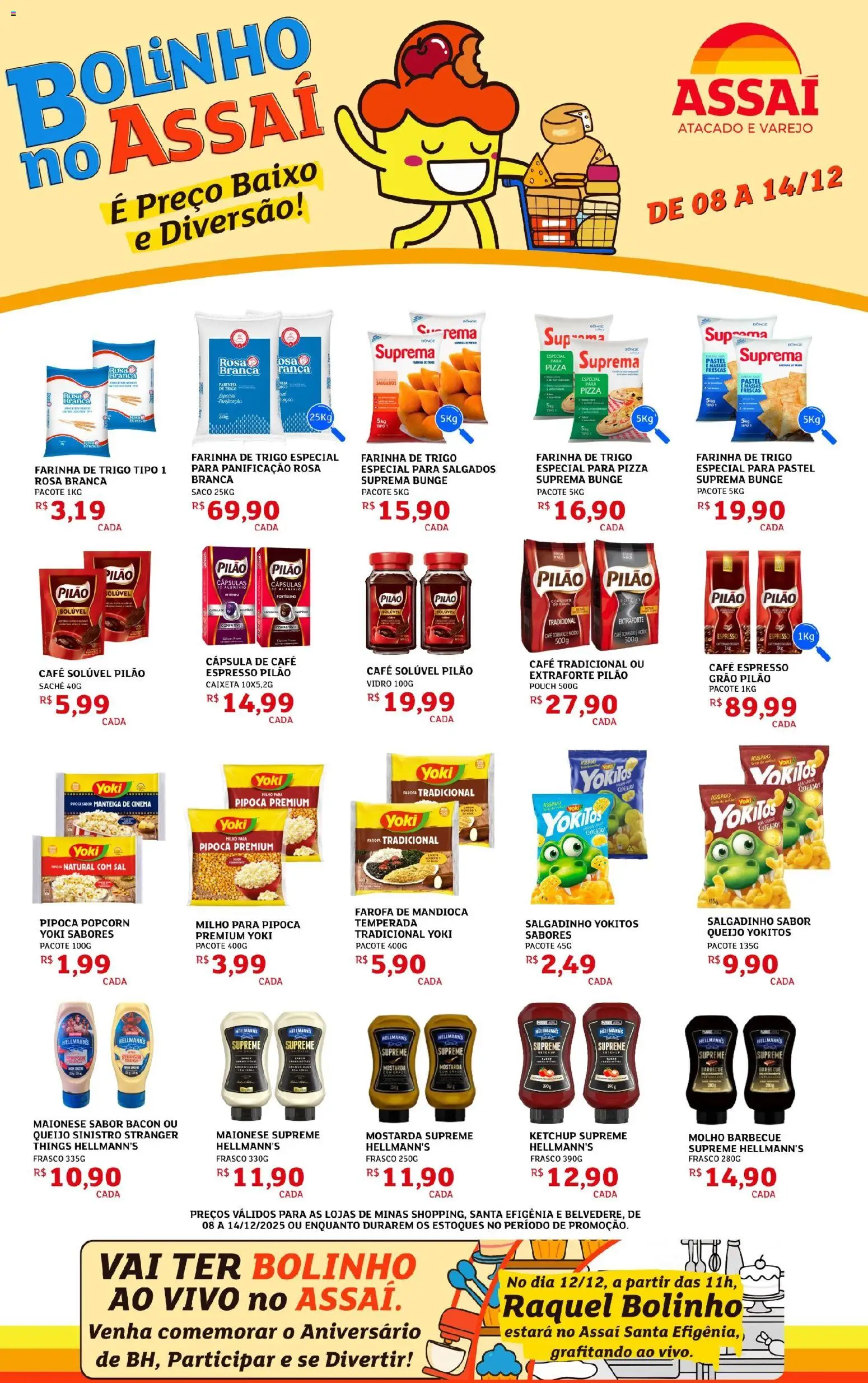 Pré-Visualização do folheto "Encarte - MG" da loja Assaí Atacadista válido a partir de 08/12/2025