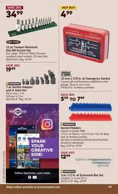Preview of leaflet 2 Week Sale! from shop Princess Auto is valid from Dec 02, 2025 | Page: 54