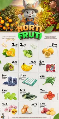 Pré-Visualização do folheto "Mercadão Atacadista ofertas Hortifruti" da loja Mercadão Atacadista válido a partir de 18/03/2026