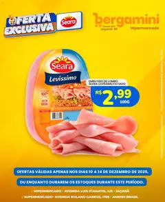 Pré-Visualização do folheto "Ofertas Seara" da loja Supermercado Bergamini válido a partir de 10/12/2025