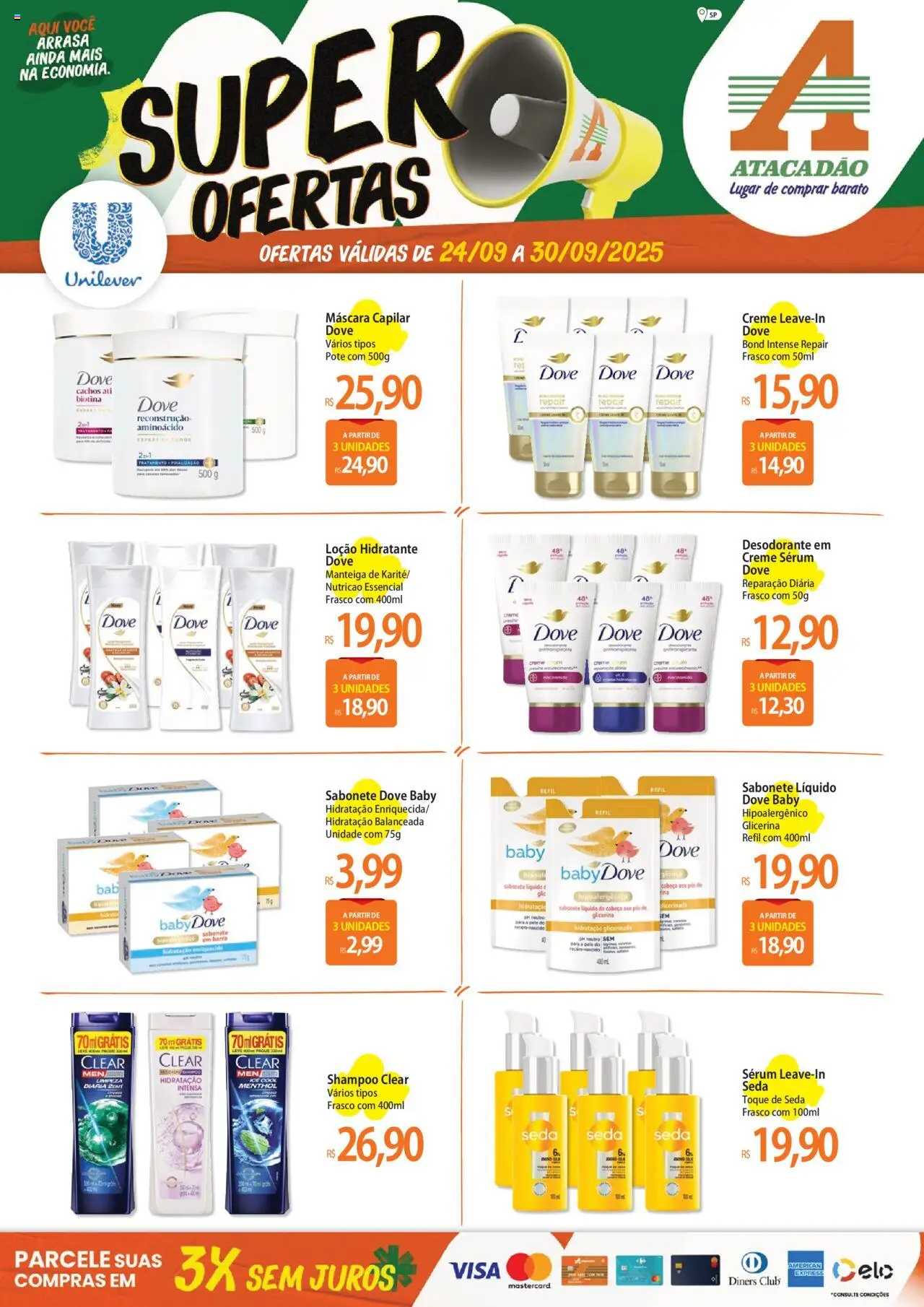Atacadão folheto "Ofertas - SP" válido a partir de 24/09/2025 - número de página 1