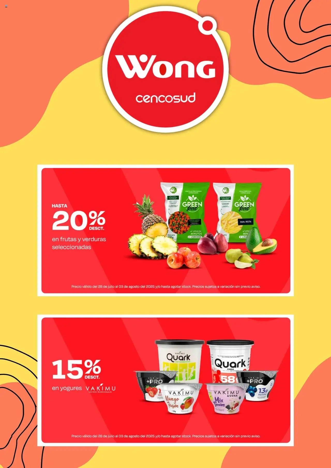 Wong Catálogo (28/07/2025 - 03/08/2025) - ofertas de hoy - número de página 1