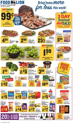 Ad Preview of Food Lion Weekly Ad from 02/18/2026