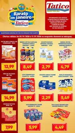 Pré-Visualização do folheto "Ofertas da semana" da loja Tatico válido a partir de 05/01/2026