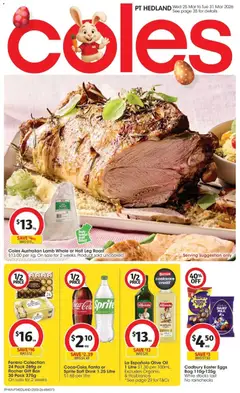 Preview of catalogue Coles catalogue PT Hedland from shop Coles valid 25/03/2026