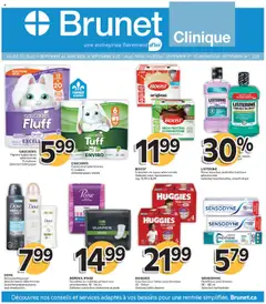 Un aperçu du dépliant Clinique du magasin Brunet est valide à partir 11 sept. 2025