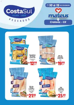 Pré-Visualização do folheto "Ofertas Exclusivo Costa Sul" da loja Mateus válido a partir de 10/02/2026