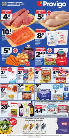 Preview of leaflet Flyer / circulaire from shop Provigo is valid from Sep 25, 2025