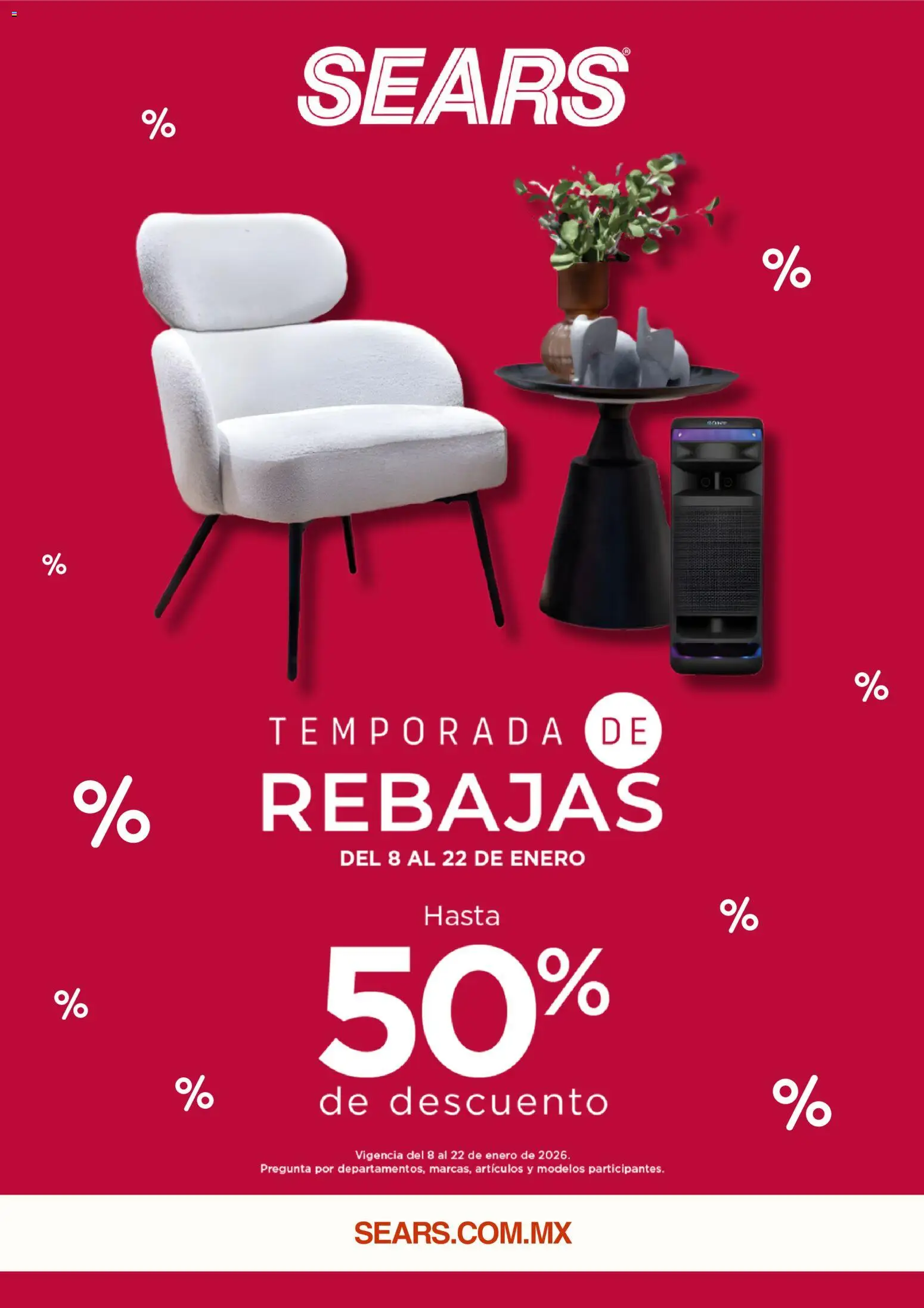 Vista previa las ofertas de la tienda Sears - Catálogo desde el 08/01/2026 