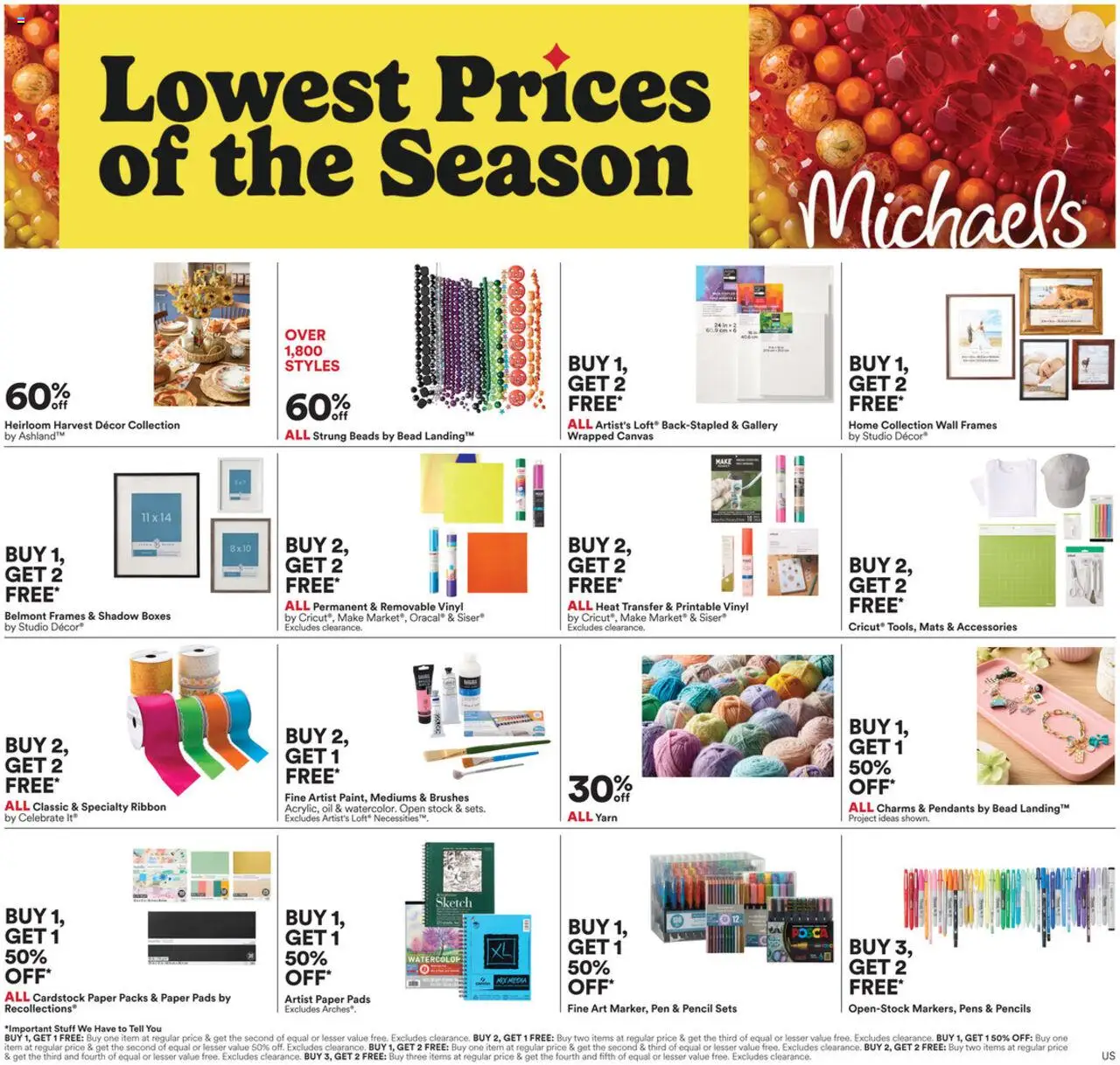 Michaels Weekly Ad from 09/12/2025 - Flyer - Page number 1