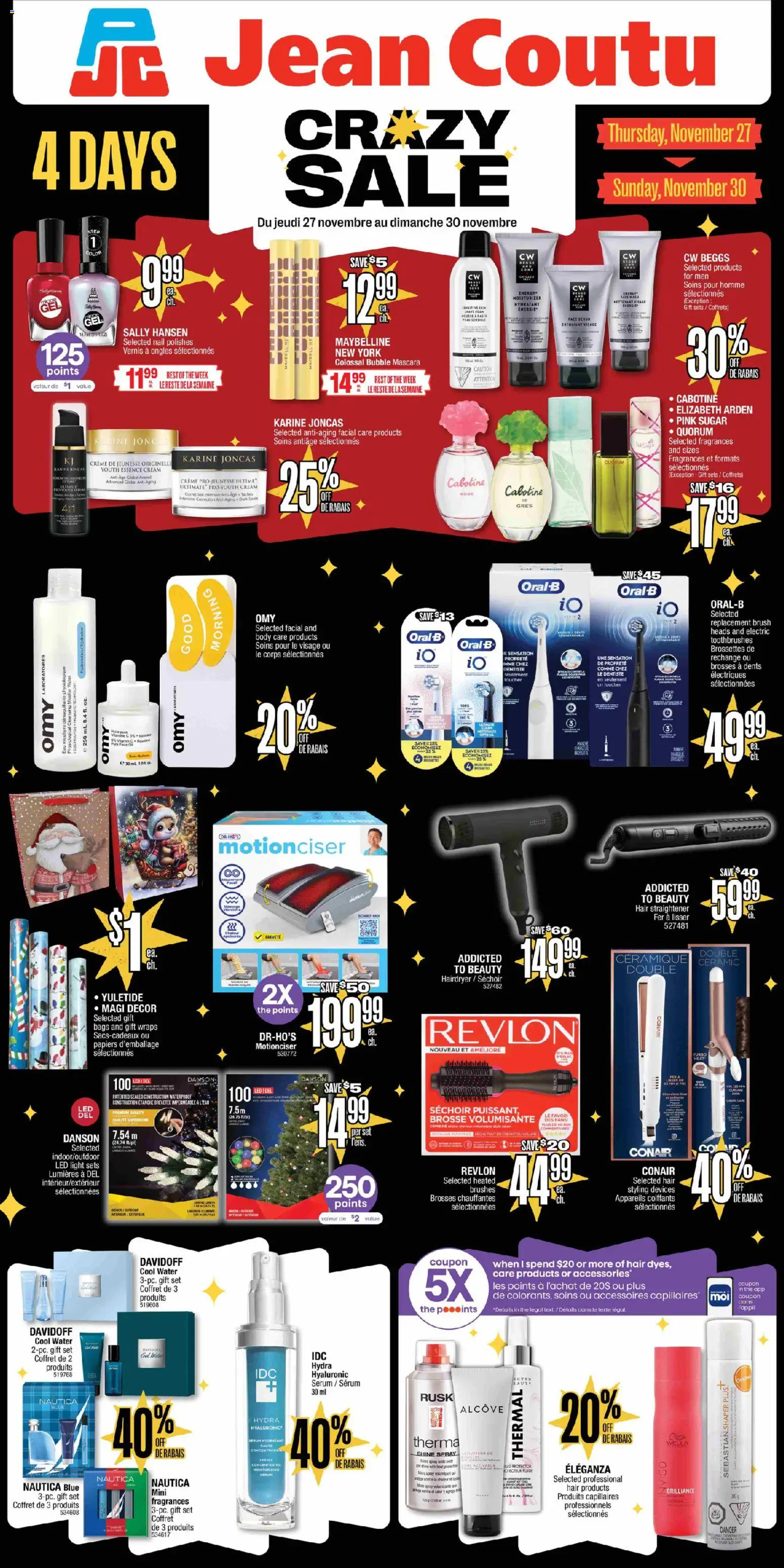 Preview of leaflet Black Friday Flyer from shop Jean Coutu is valid from Nov 27, 2025