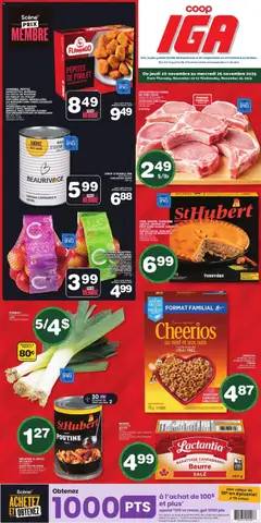Preview of leaflet Îles de la Madeleine from shop IGA is valid from Nov 20, 2025