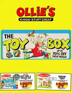 Ad Preview of Ollie's Toy Ad from 12/06/2025