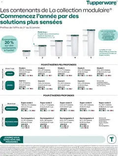 Preview of leaflet Dépliant du mois from shop Tupperware is valid from Jan 01, 2026
