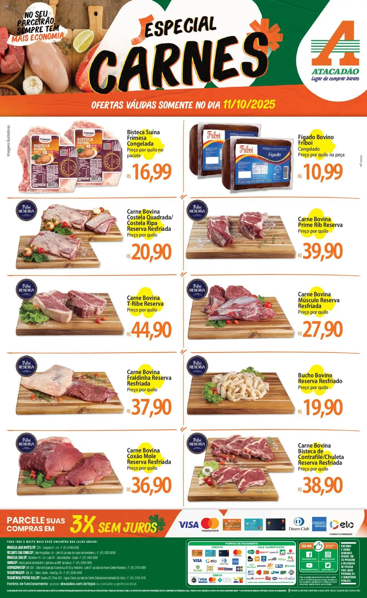 Atacadão folheto "Ofertas - DF" válido a partir de 11/10/2025 - número de página 1