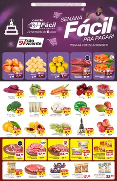 Pré-Visualização do folheto "Ofertas da semana" da loja Supermercados São Vicente válido a partir de 19/08/2025