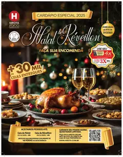 Pré-Visualização do folheto "Ofertas Cardápio Especial" da loja Hirota Food válido a partir de 01/12/2025