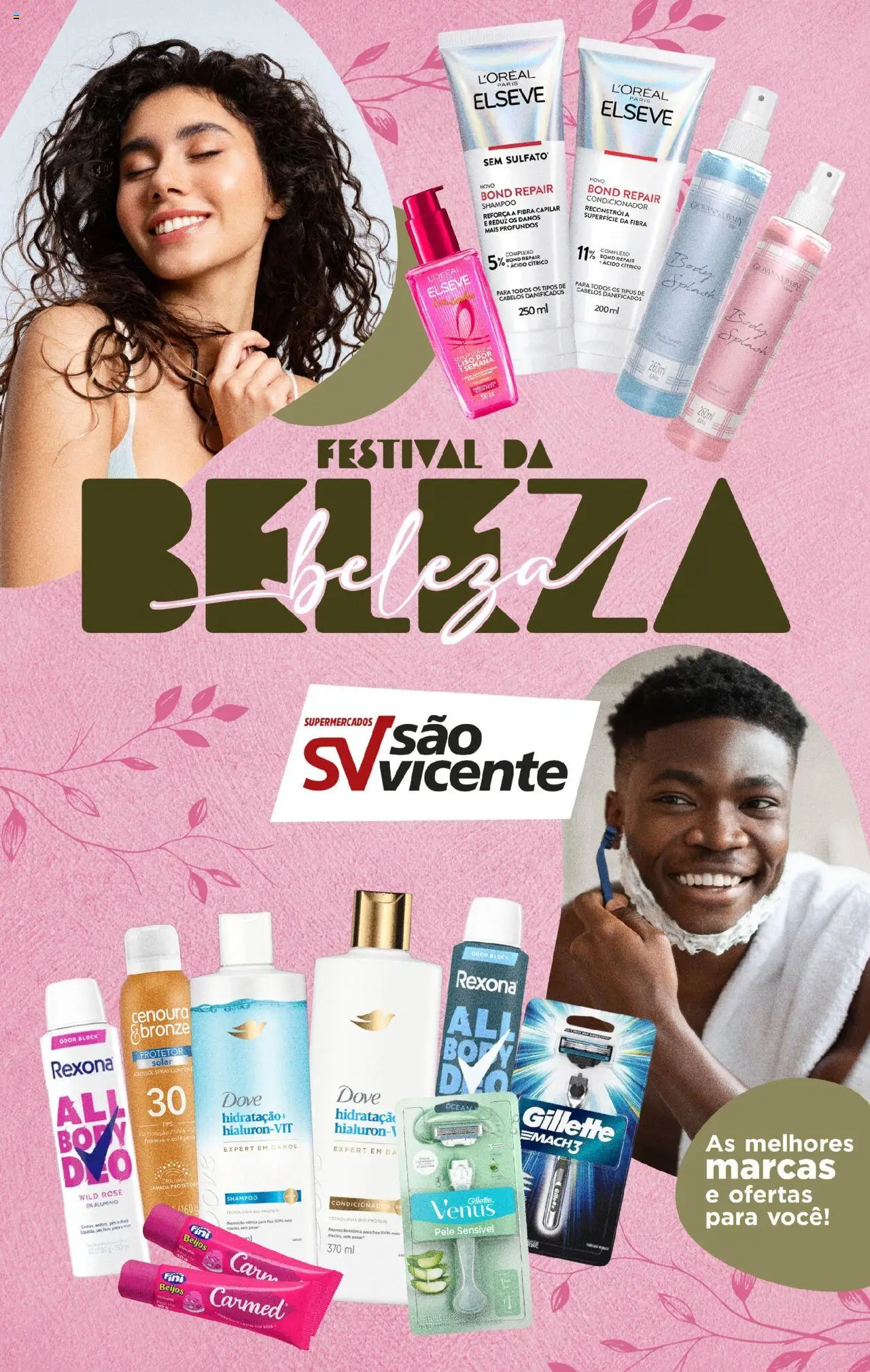 Supermercados São Vicente folheto "Ofertas Festival da Beleza" válido a partir de 15/10/2025 - número de página 1