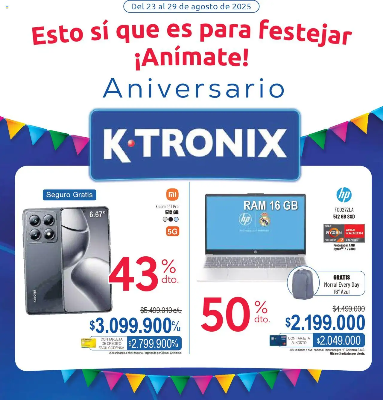 Ktronix Catálogo: 23/08/2025 - 29/08/2025 > Últimas Ofertas pagina numero 1 - Morral