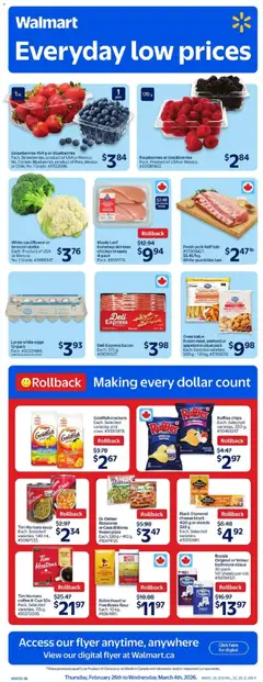 Preview of leaflet Weekly Flyer from shop Walmart is valid from Feb 26, 2026