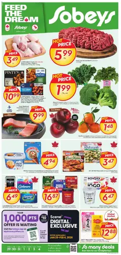 Preview of leaflet Weekly flyer / circulaire from shop Sobeys is valid from Jan 29, 2026