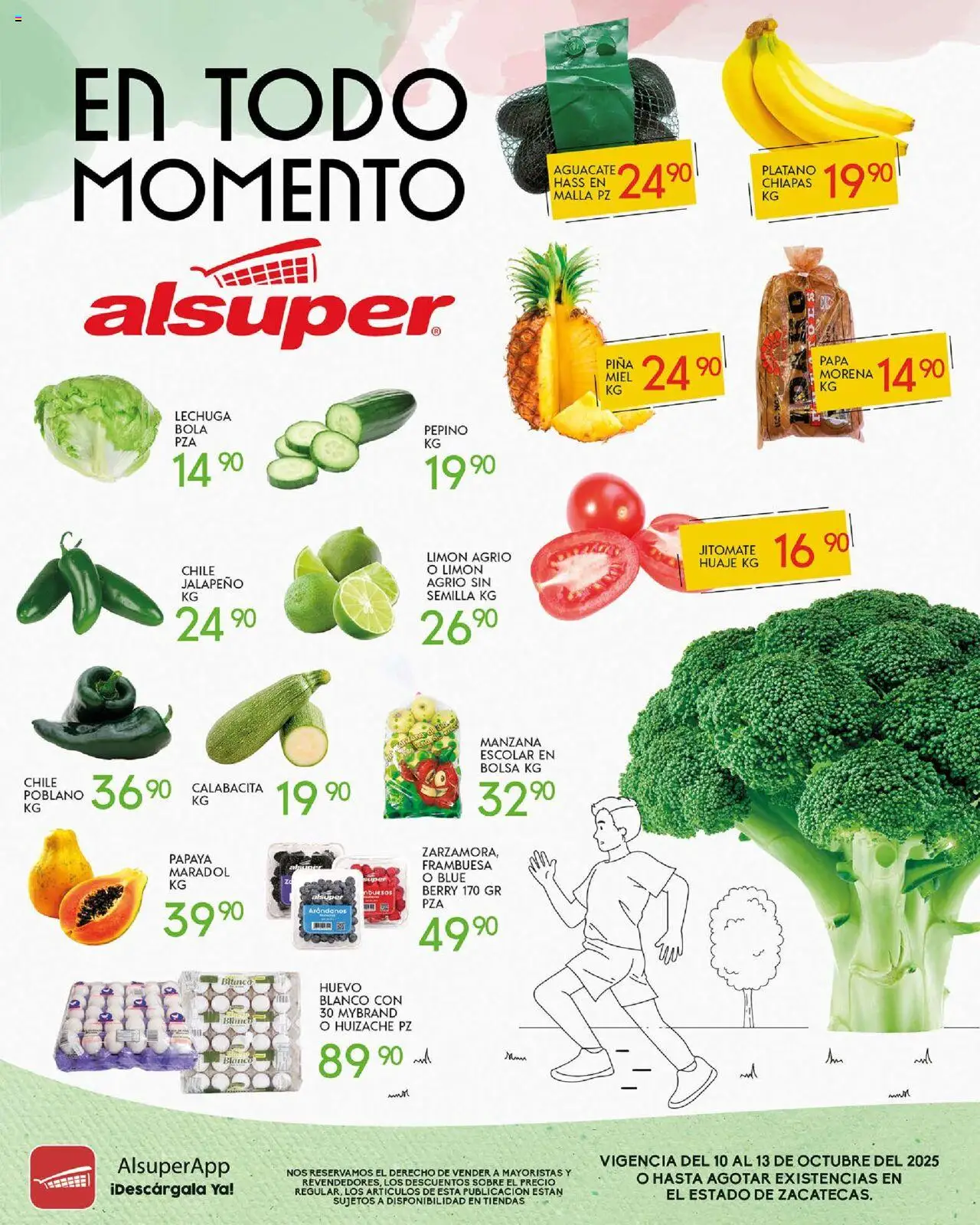 Folleto Zacatecas Alsuper y sus promociones válidas desde el 10/10/2025 - Número de página 1