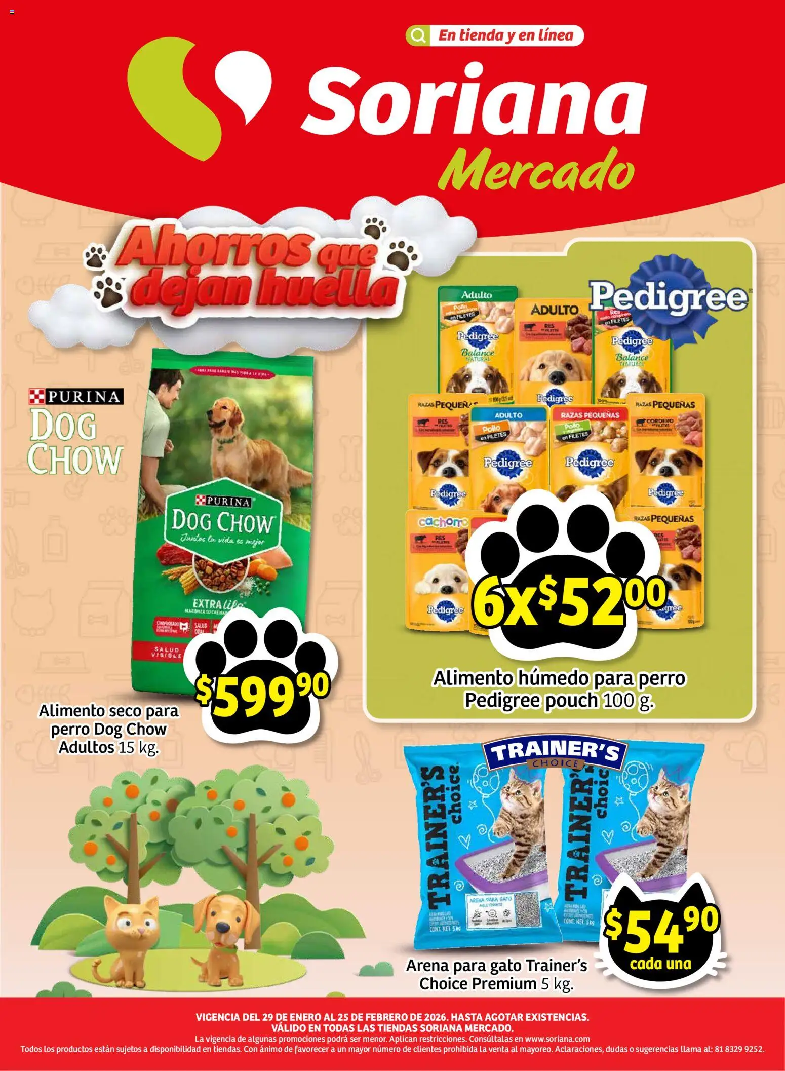 Vista previa las ofertas de la tienda Soriana - Ahorros que dejan huella Mercado Nacional desde el 29/01/2026 