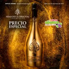 Vista previa las ofertas de la tienda Bodegas Alianza - Catálogo Champagne Armand de Brignac Brut Gold desde el 10/12/2025 