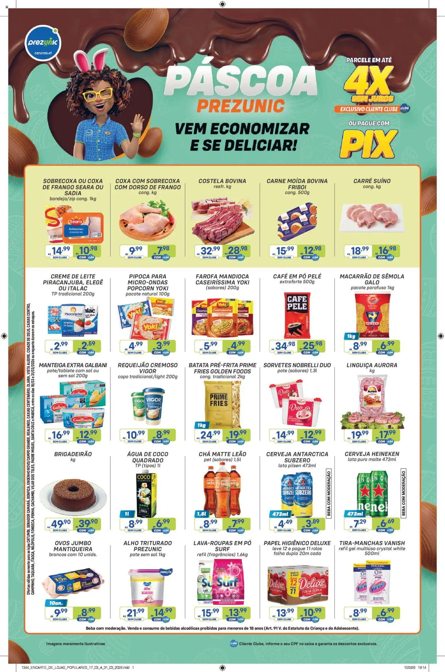 Pré-Visualização do folheto "Prezunic ofertas Catumbi, Benfica e Mais" da loja Prezunic válido a partir de 20/03/2026