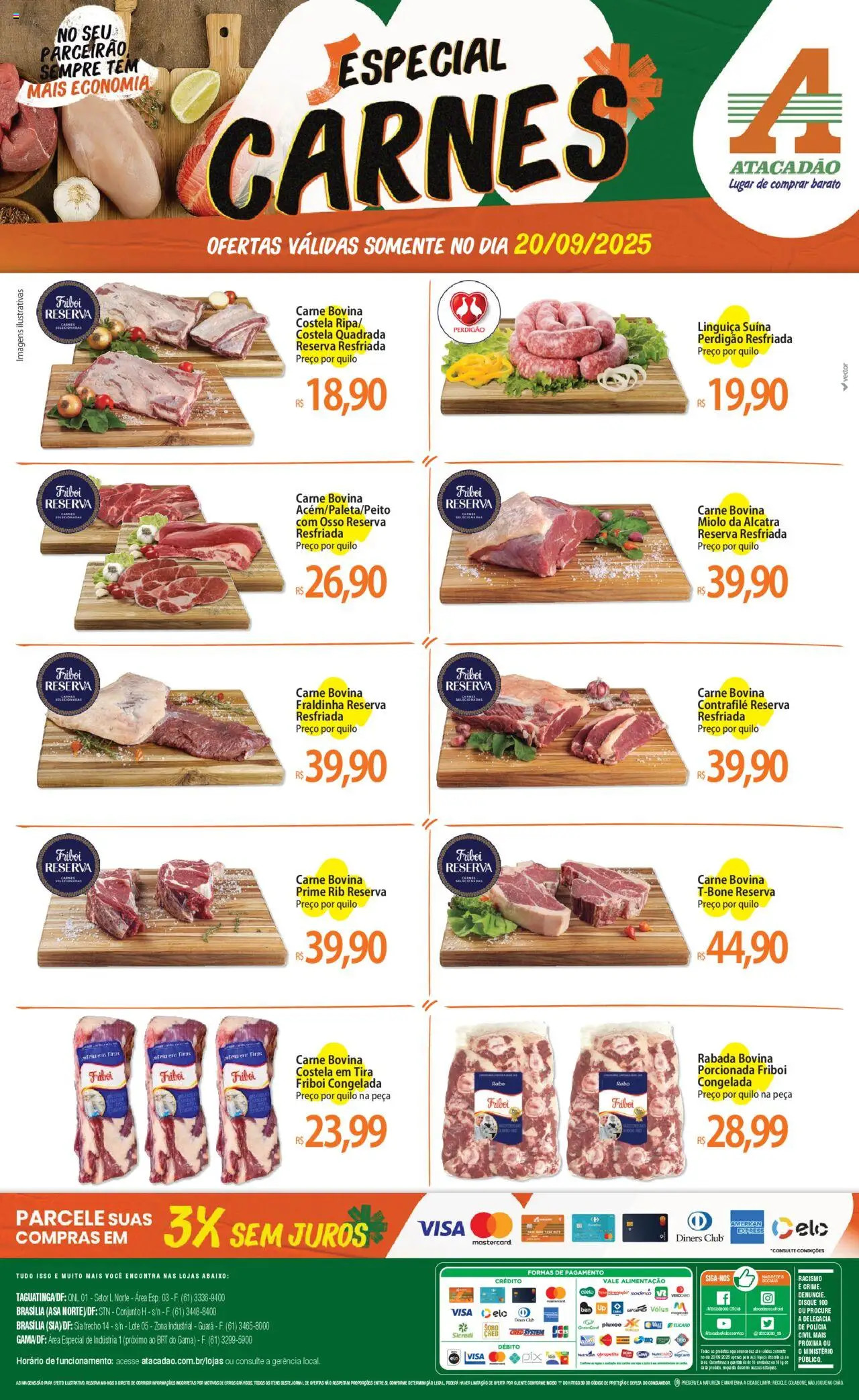 Atacadão folheto "Ofertas - DF" válido a partir de 20/09/2025 - número de página 1