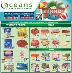 Preview of leaflet Weekly flyer / circulaire from shop Oceans is valid from Aug 01, 2025