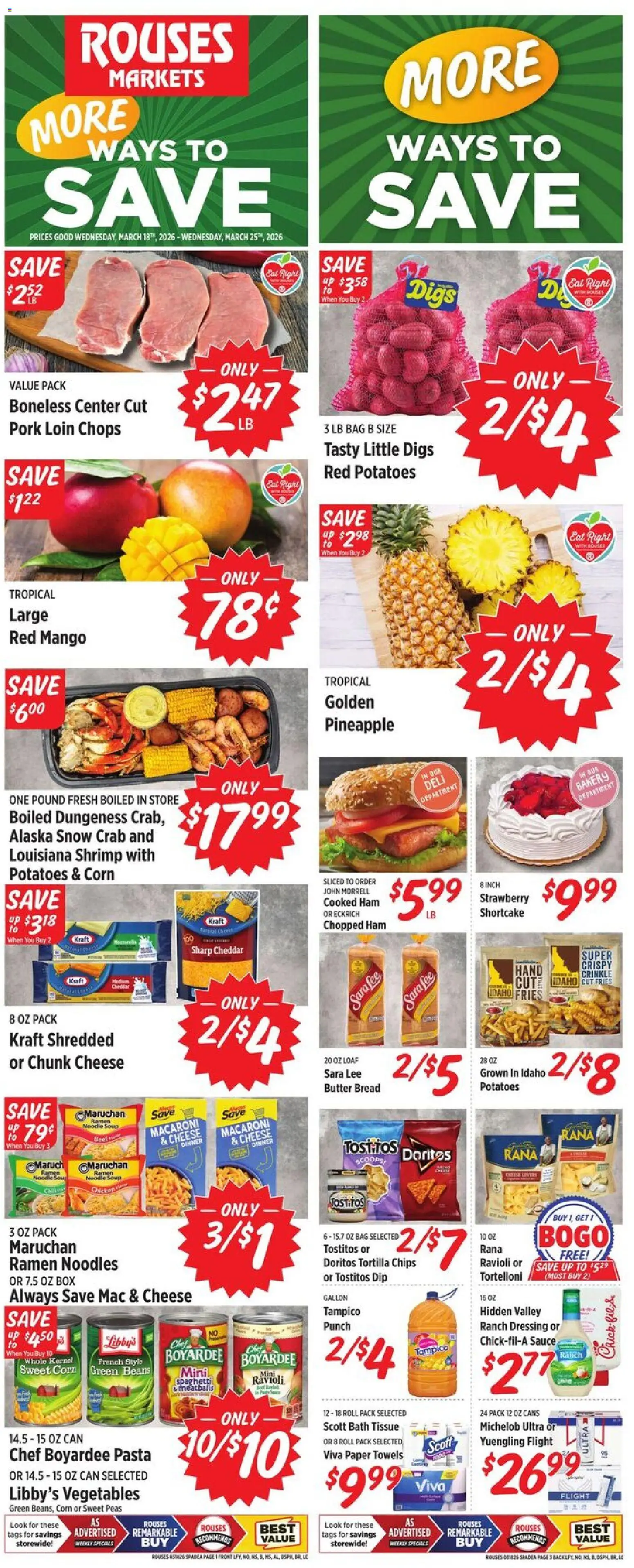 Ad Preview of Rouses Rouses Weekly Ad from 03/18/2026