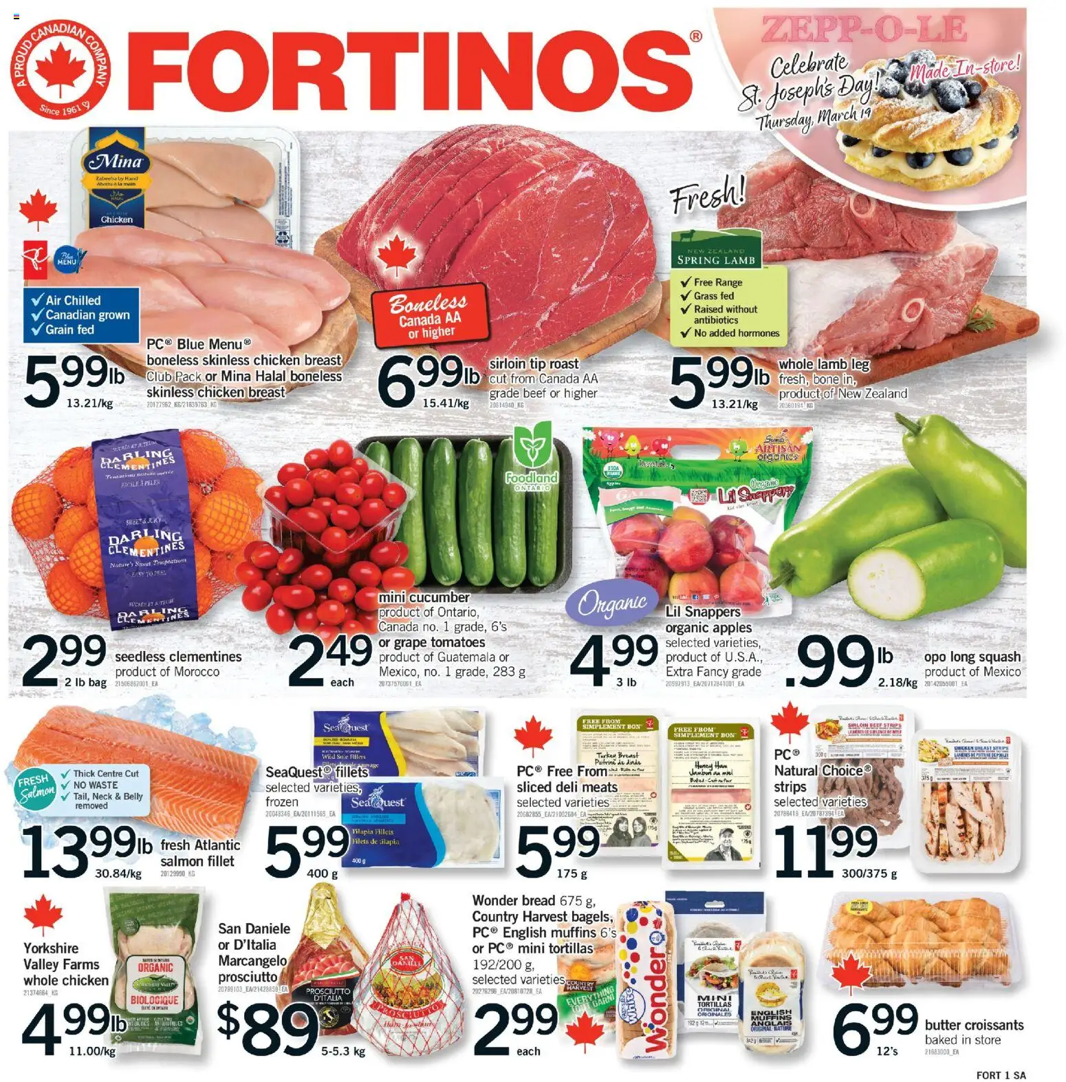 Preview of leaflet Fortinos weekly flyer - Brampton from shop Fortinos is valid from Mar 19, 2026
