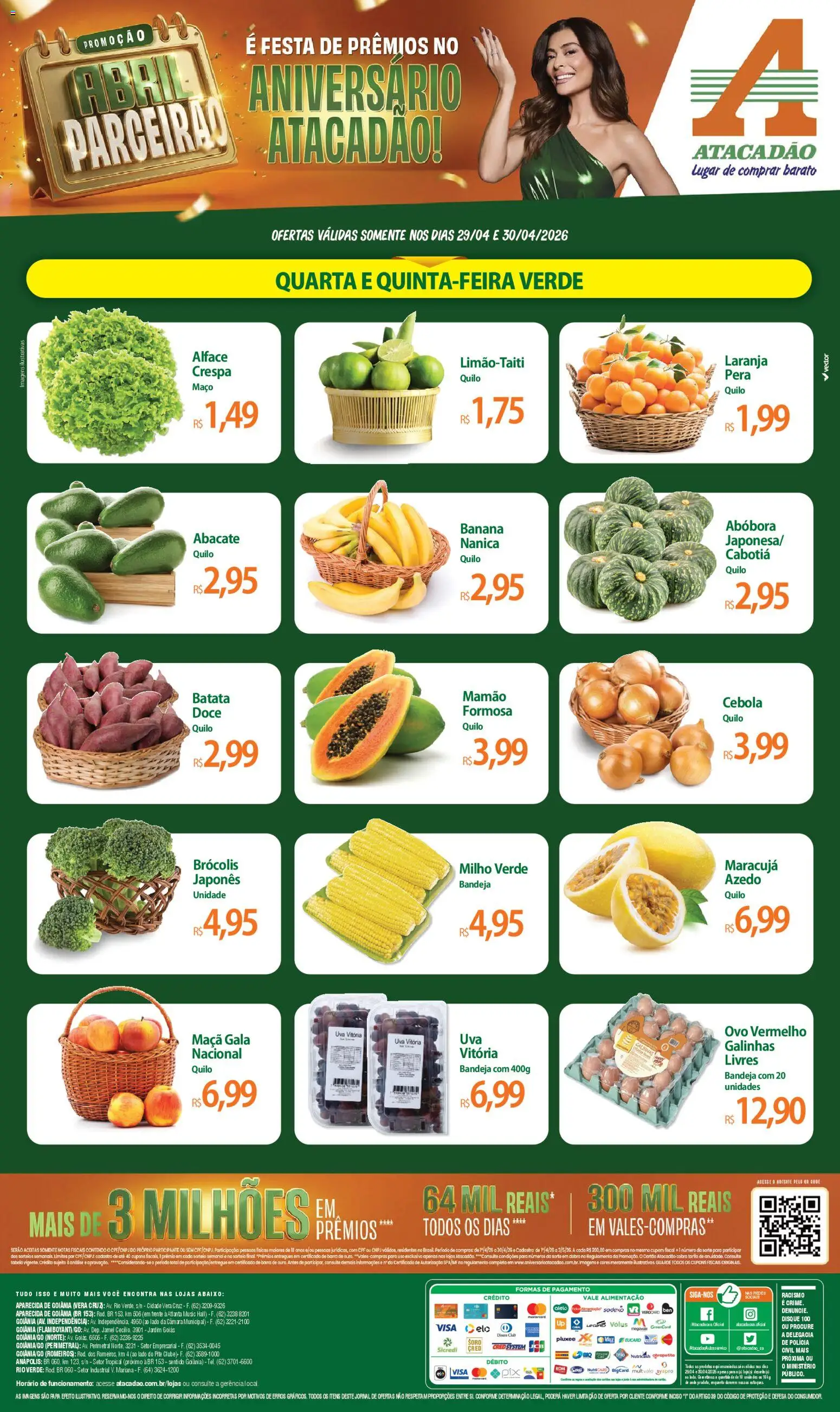 Pré-Visualização do folheto "Atacadão ofertas - GO" da loja Atacadão válido a partir de 29/04/2026