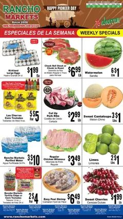 Ad Preview of Rancho Markets Weekly Ad from 07/22/2025