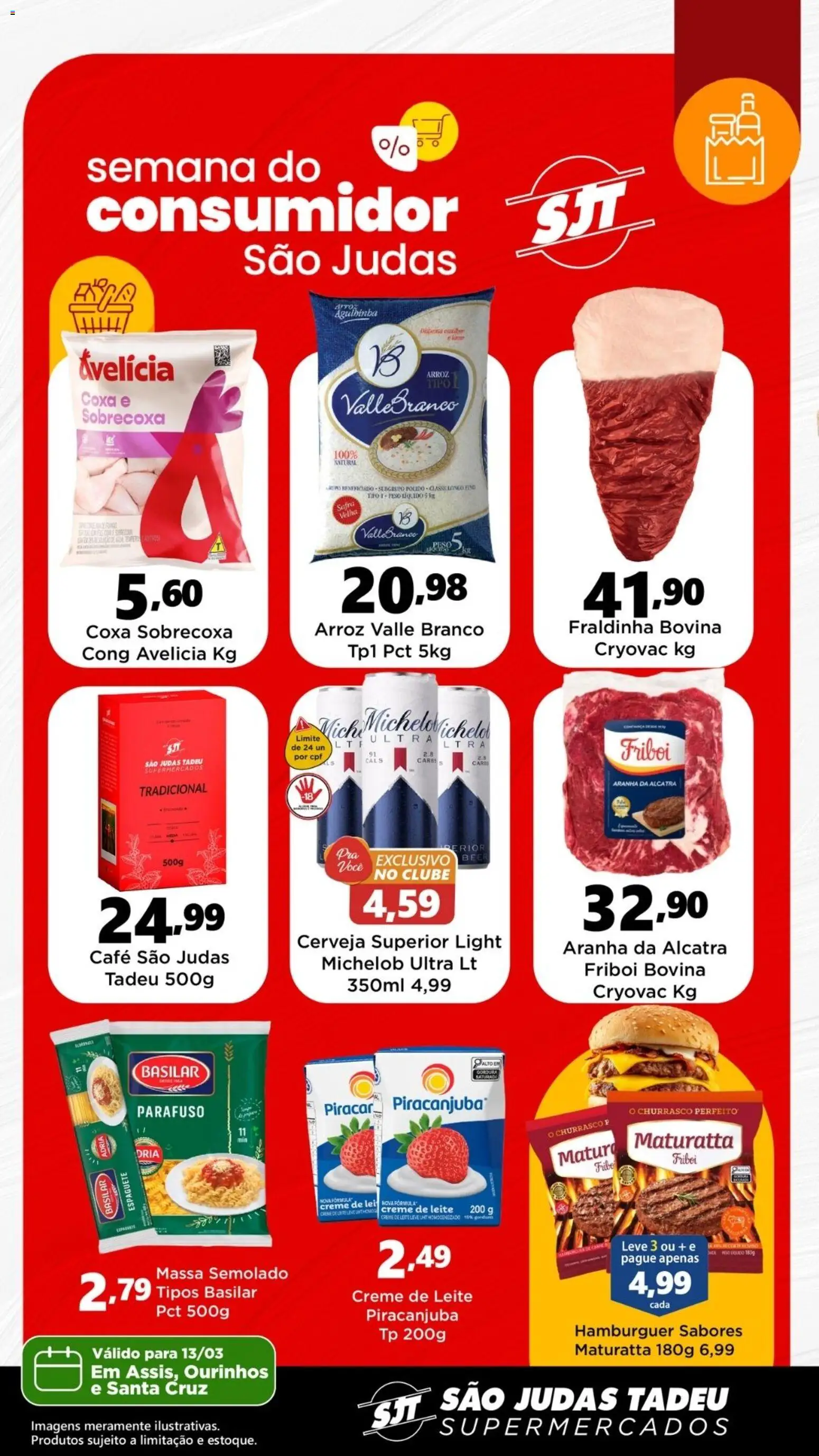 Pré-Visualização do folheto "São Judas Tadeu - Ofertas da semana" da loja São Judas Tadeu válido a partir de 13/03/2026