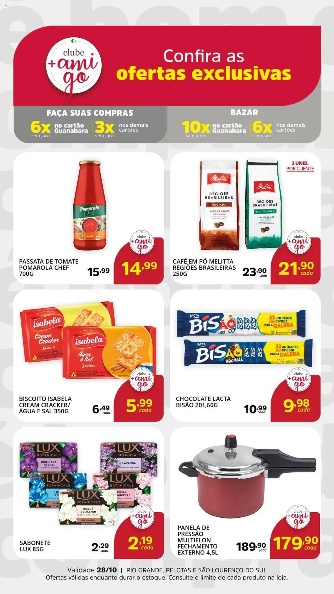 Supermercado Guanabara folheto "Ofertas Exclusivas" válido a partir de 16/10/2025 - número de página 1