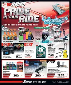 Preview of catalogue Catalogue from shop Repco valid 7 Jan 2026