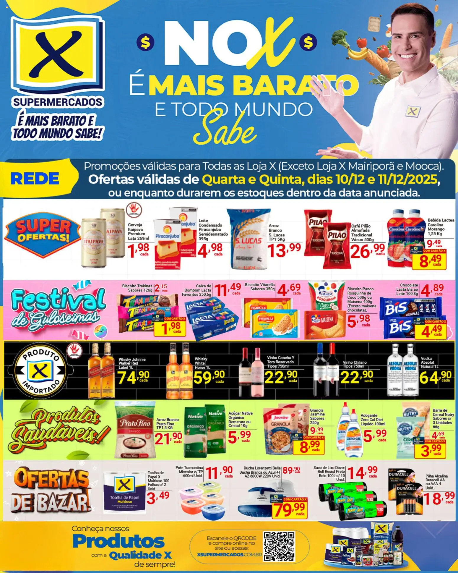 Pré-Visualização do folheto "Ofertas da semana" da loja X Supermercados válido a partir de 10/12/2025