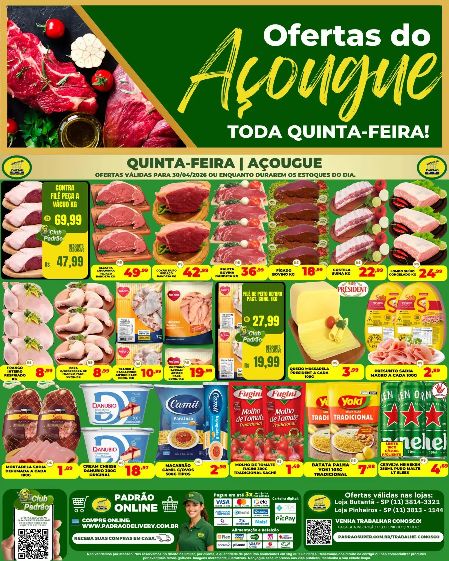 Pré-Visualização do folheto "Supermercado Padrão ofertas do Açougue" da loja Supermercado Padrão válido a partir de 30/04/2026