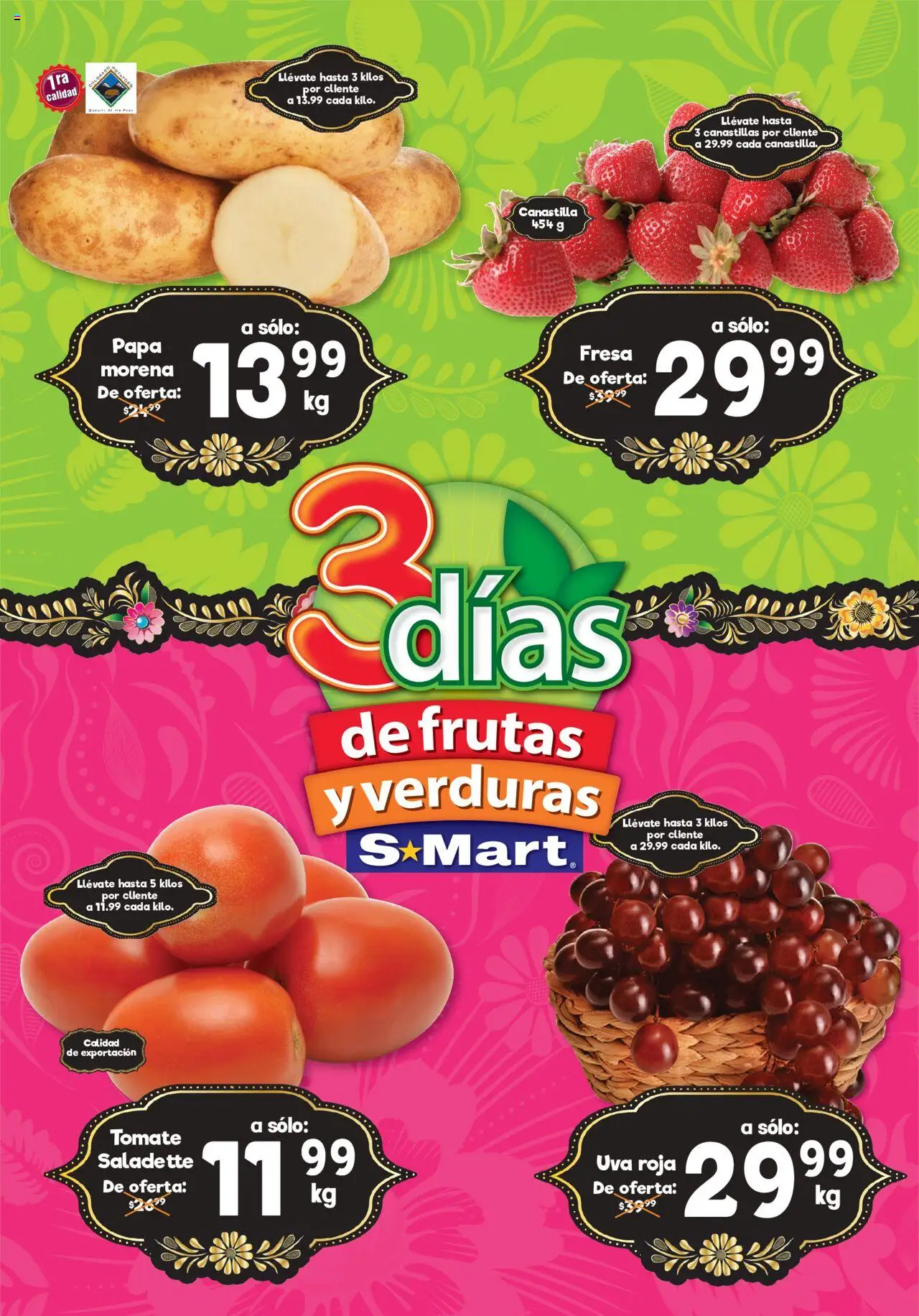 Folleto - Matamoros S-Mart y sus promociones válidas desde el 26/08/2025 - Número de página 1