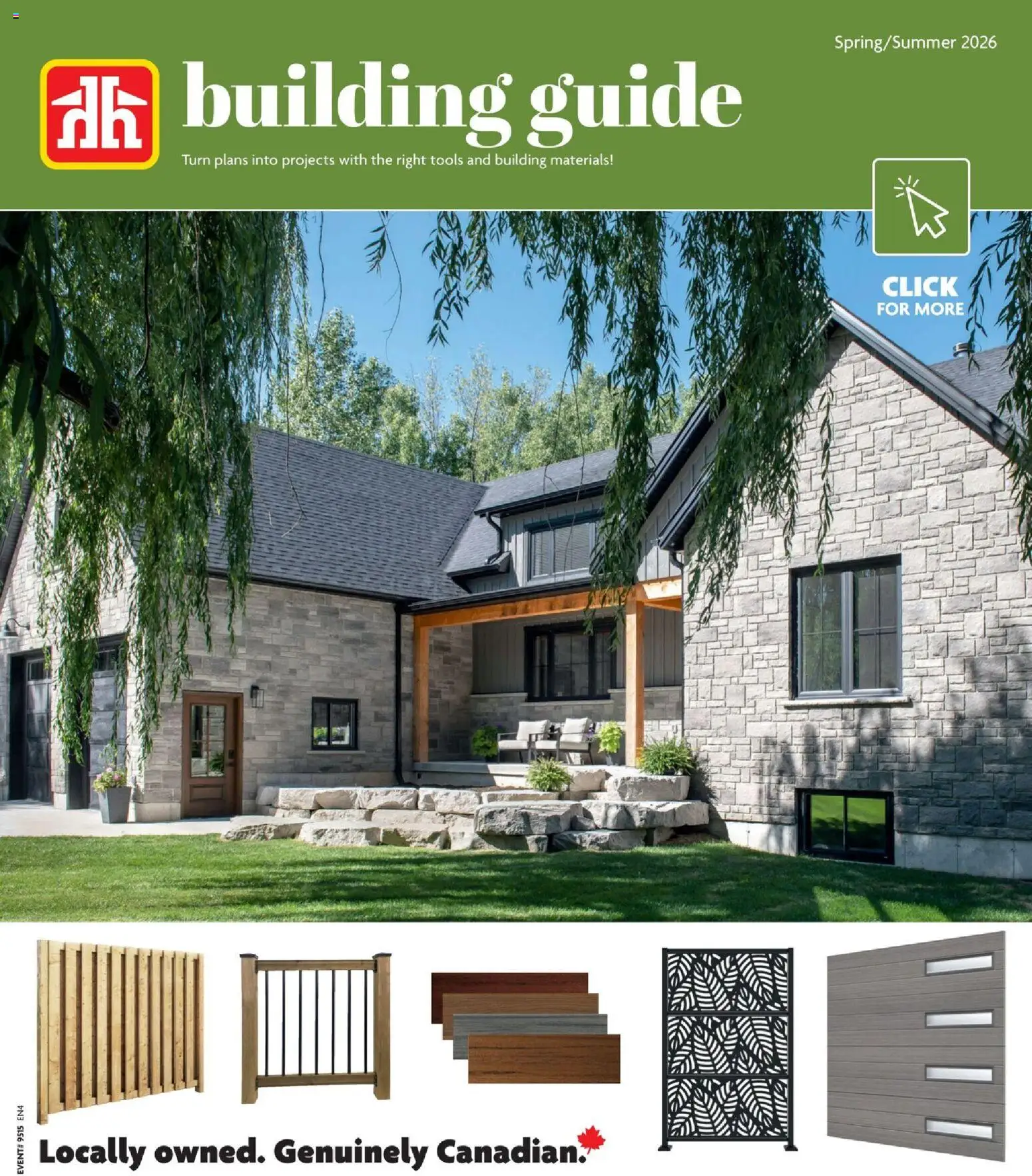 Preview of leaflet Home Hardware flyer - Building Guide from shop Home Hardware is valid from Apr 09, 2026 - Tools