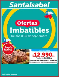 Folleto de la tienda Santa Isabel válido desde el 01.09.2025 