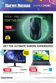 Preview of catalogue Harvey Norman GameHub from shop Harvey Norman valid 09/04/2026