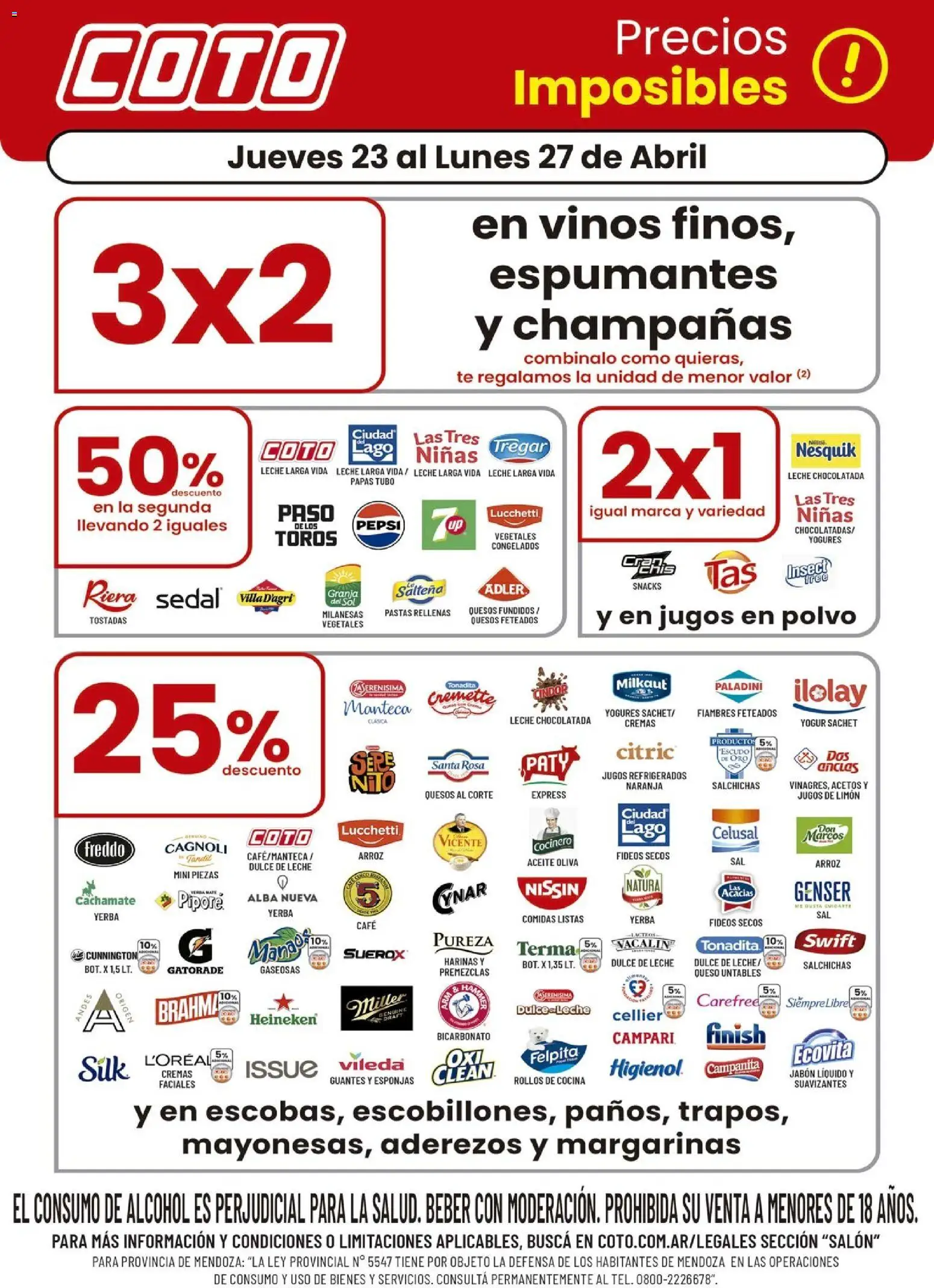 Vista previa del folleto de la tienda Coto válido desde el 23/04/2026 