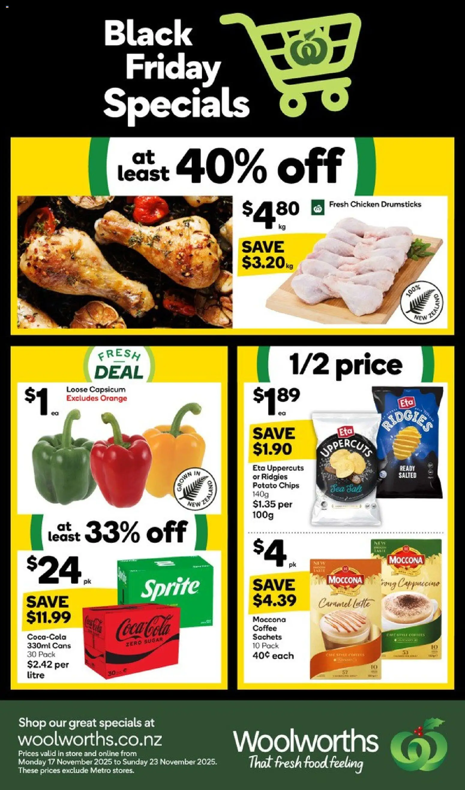 Preview of catalogue Black Friday from shop Woolworths valid 17 Nov 2025